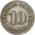 Moneda, ALEMANIA - IMPERIO, Wilhelm II, 10 Pfennig, 1912, Munich, BC+, Cobre -