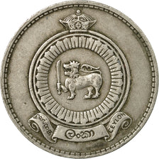Moneta, Ceylon, Elizabeth II, Rupee, 1963, MB, Rame-nichel, KM:133