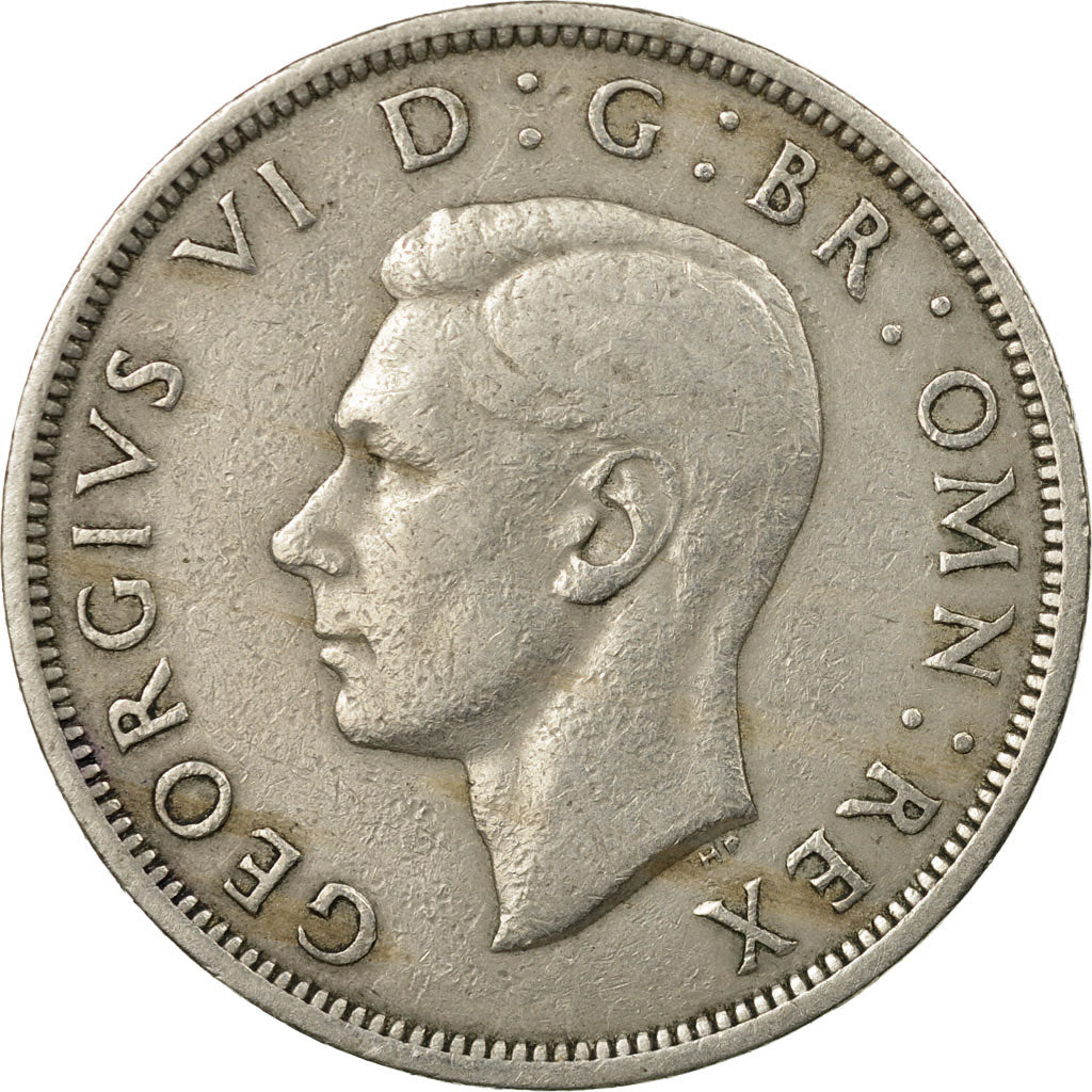 Coin, Great Britain, George VI, 1/2 Crown, 1948, EF(40-45), Copper-nickel