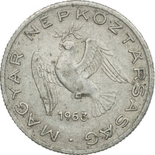 Coin, Hungary, 10 Filler, 1963, Budapest, VF(30-35), Aluminum, KM:547