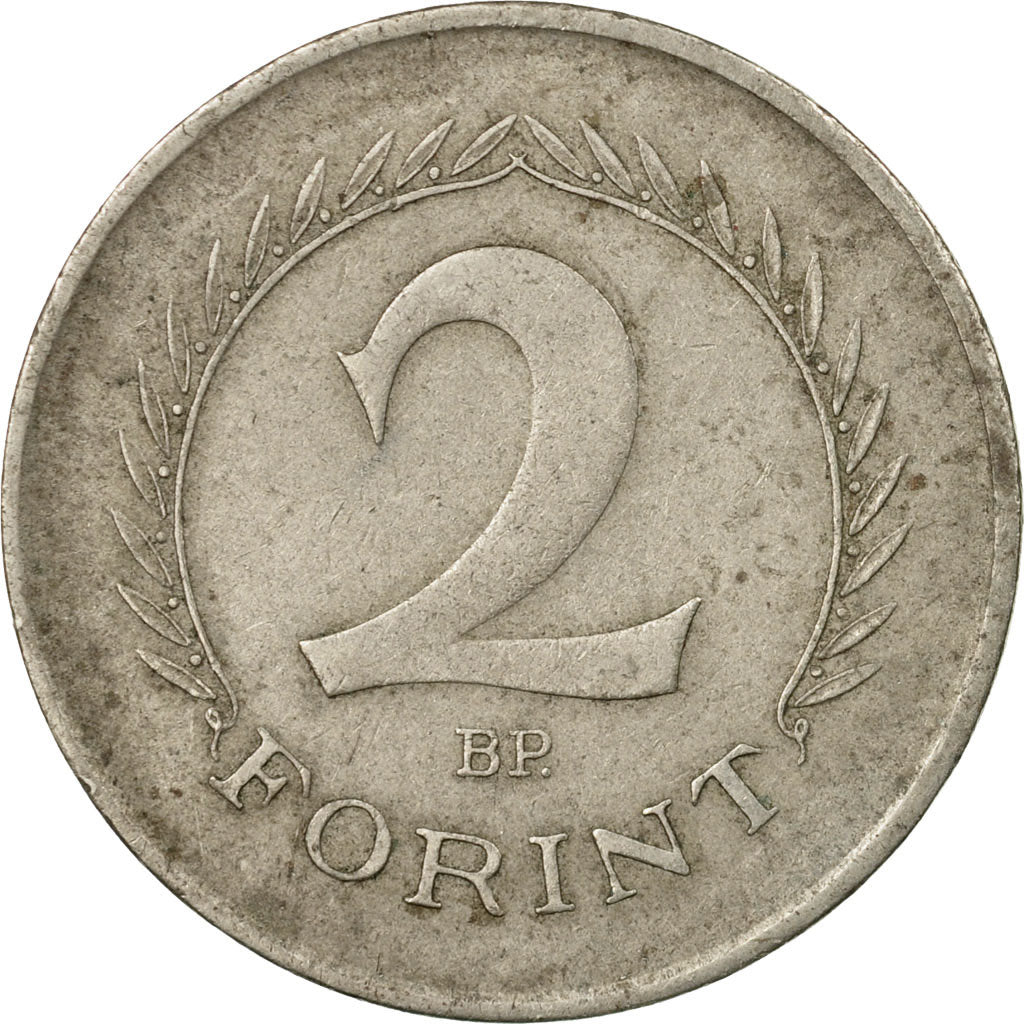 Coin, Hungary, 2 Forint, 1960, Budapest, VF(30-35), Copper-nickel, KM:556