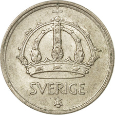 Coin, Sweden, Gustaf V, 10 Öre, 1950, VF(30-35), Silver, KM:813