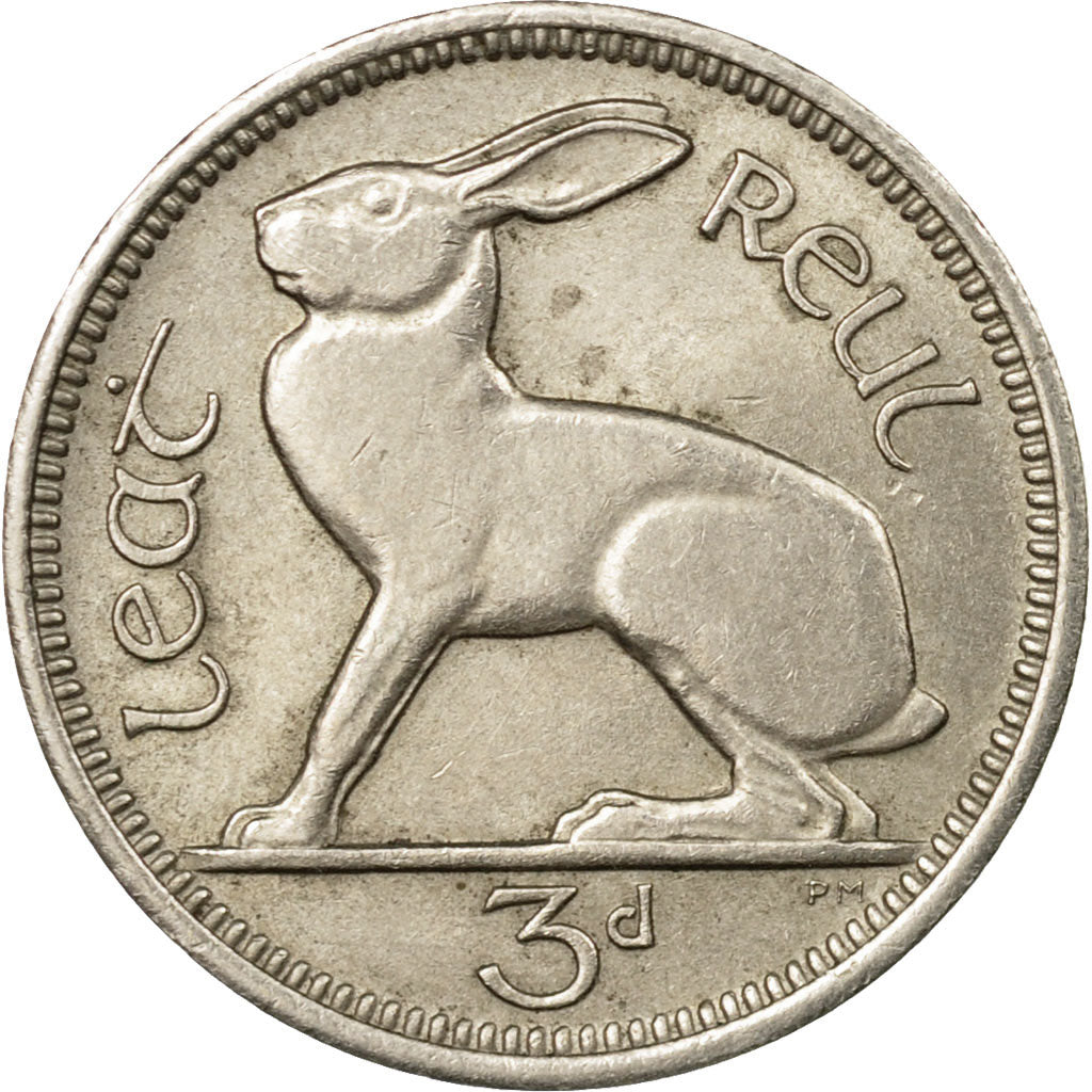 Münze, IRELAND REPUBLIC, 3 Pence, 1962, SS, Copper-nickel, KM:12a