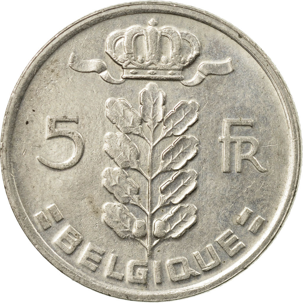 Coin, Belgium, 5 Francs, 5 Frank, 1979, VF(30-35), Copper-nickel, KM:134.1