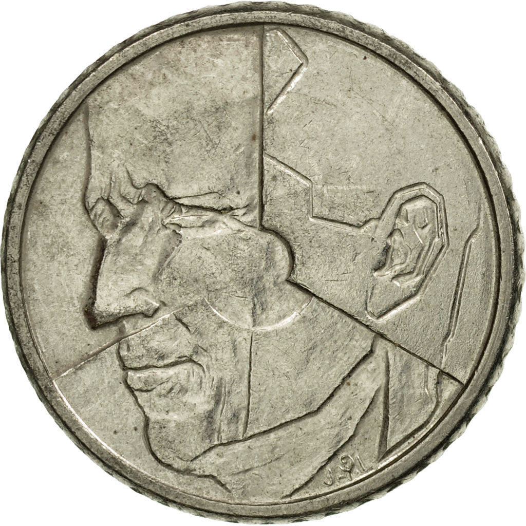Moneta, Belgia, Baudouin I, 50 Francs, 50 Frank, 1987, Brussels, Belgium