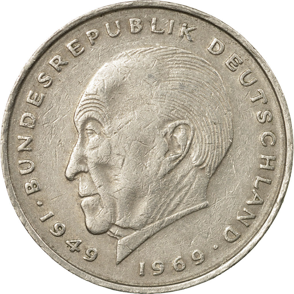 Munten, Federale Duitse Republiek, 2 Mark, 1976, Stuttgart, FR+, Copper-Nickel