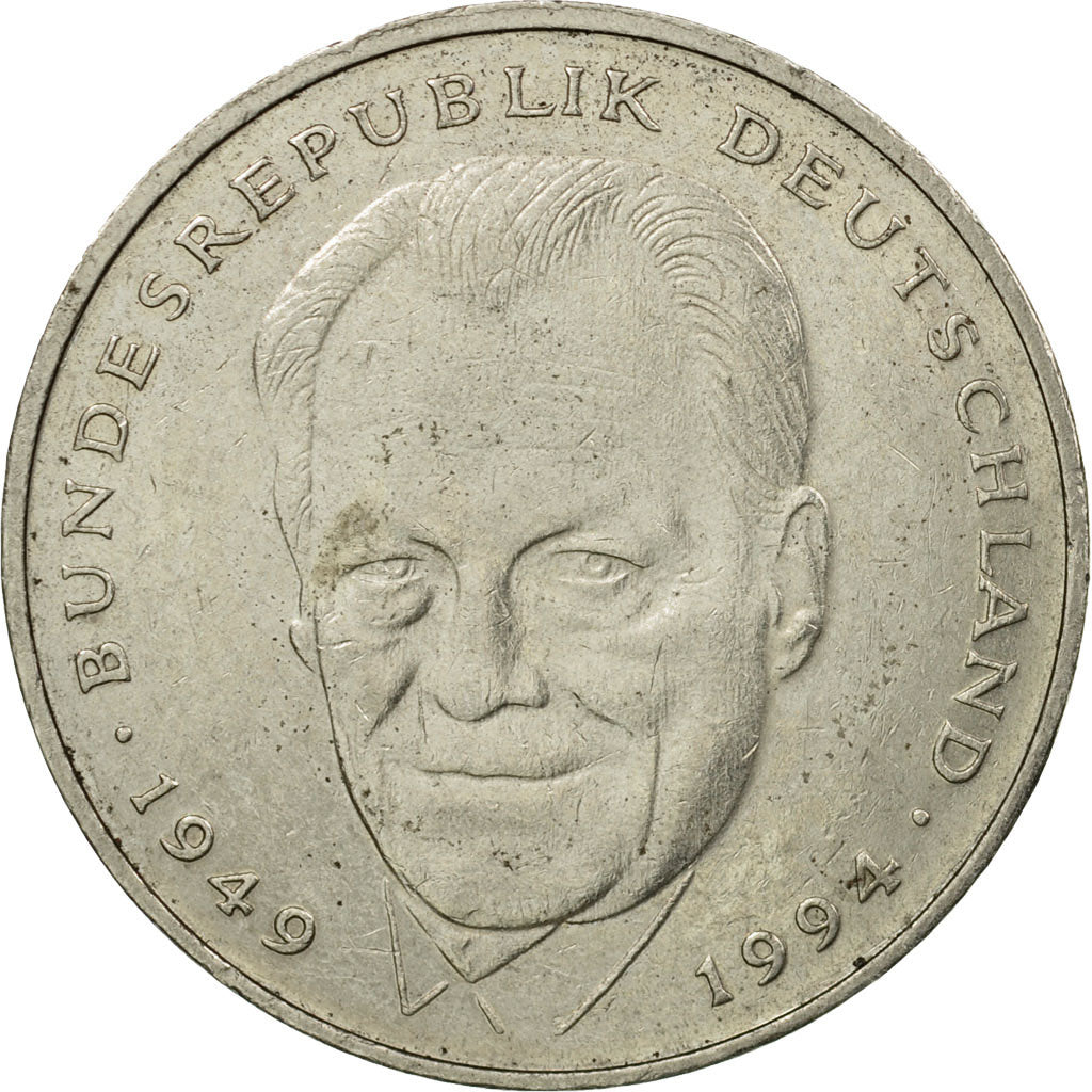 Coin, GERMANY - FEDERAL REPUBLIC, 2 Mark, 1994, Stuttgart, EF(40-45)