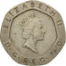 Coin, Great Britain, Elizabeth II, 20 Pence, 1987, VF(30-35), Copper-nickel