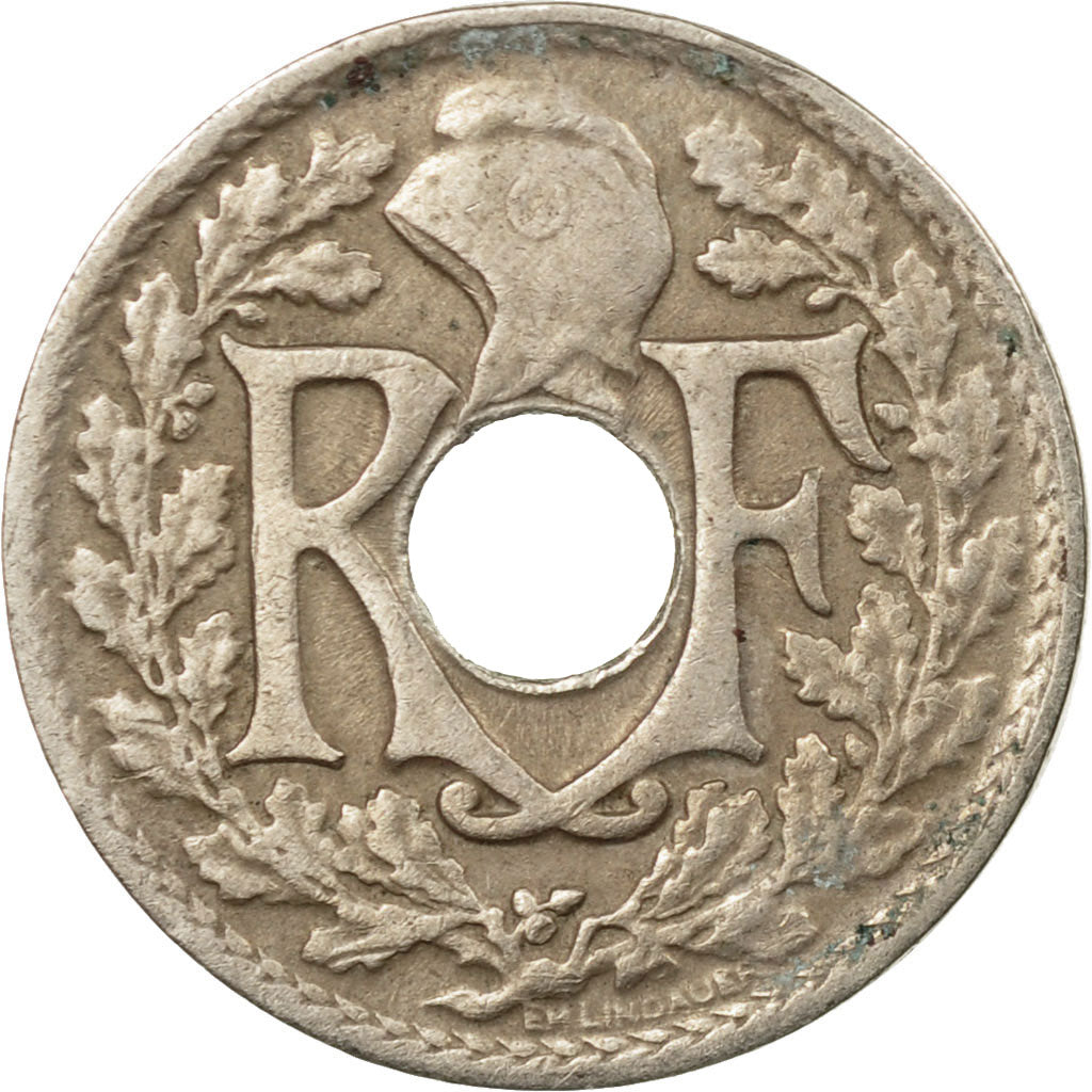 Coin, France, Lindauer, 5 Centimes, 1924, Paris, EF(40-45), Copper-nickel