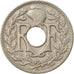Moneta, Francja, Lindauer, 5 Centimes, 1924, Poissy, EF(40-45), Miedź-Nikiel