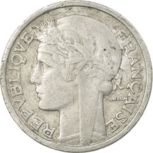 Munten, Frankrijk, Morlon, 2 Francs, 1949, Paris, ZF, Aluminium, KM:886a.1