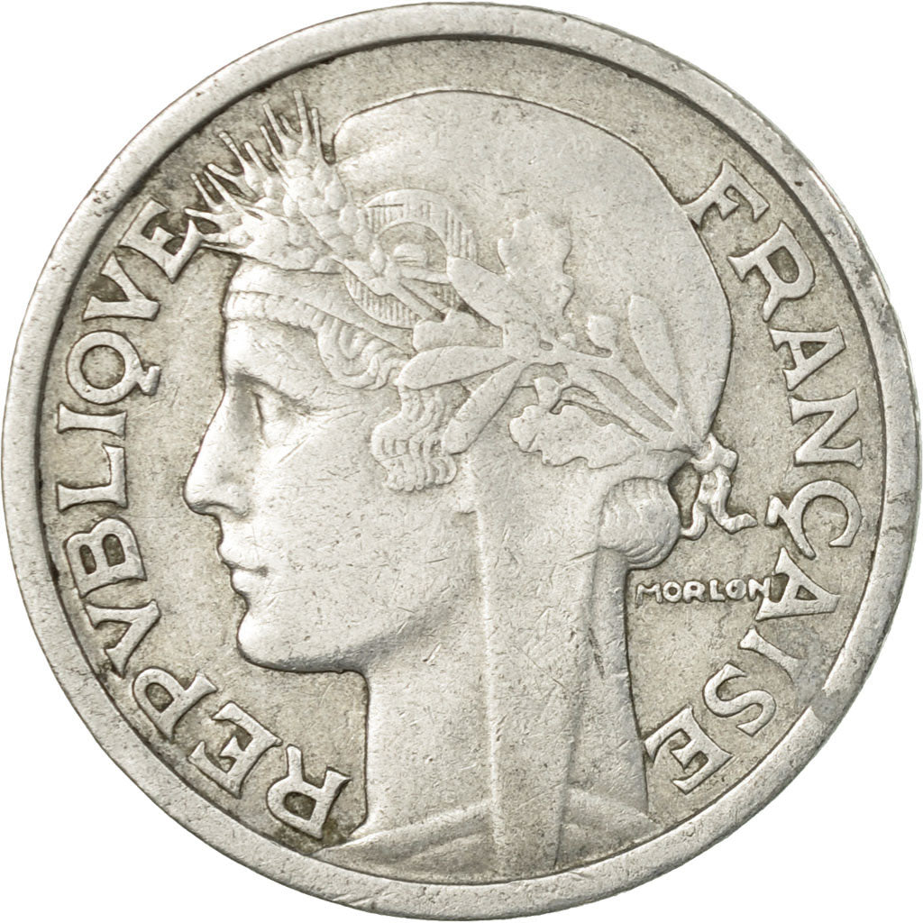 Monnaie, France, Morlon, 2 Francs, 1959, Paris, TB+, Aluminium, Gadoury:538c