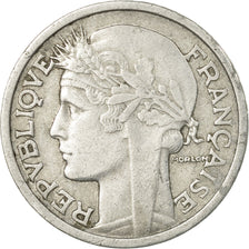 Münze, Frankreich, Morlon, 2 Francs, 1959, Paris, S+, Aluminium, KM:886a.1