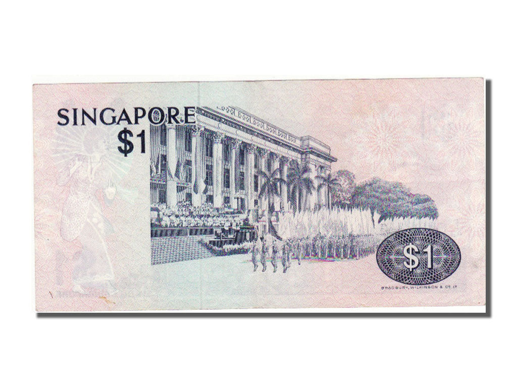 Singapore, 1 Dollar, 1976, KM #9, AU(55-58), F49626993