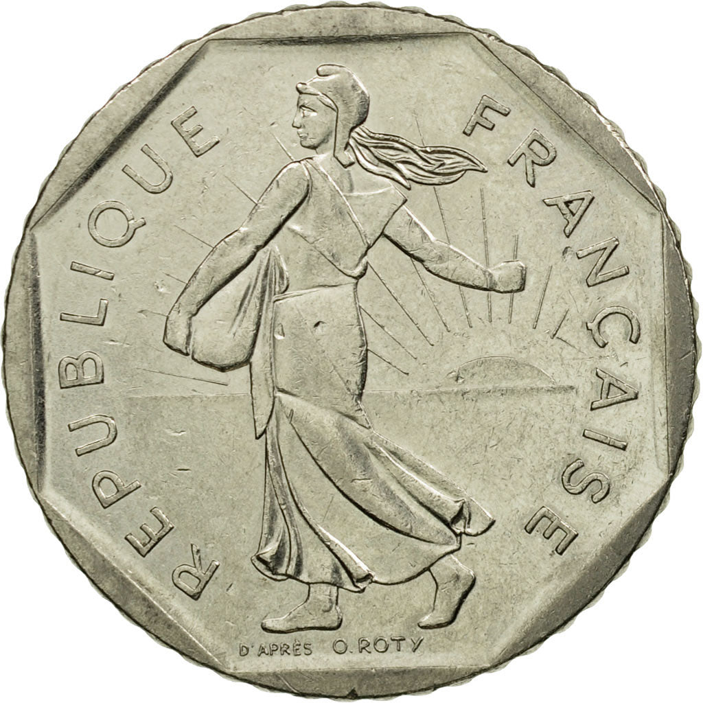 Coin, France, Semeuse, 2 Francs, 1987, Paris, EF(40-45), Nickel, KM:942.1