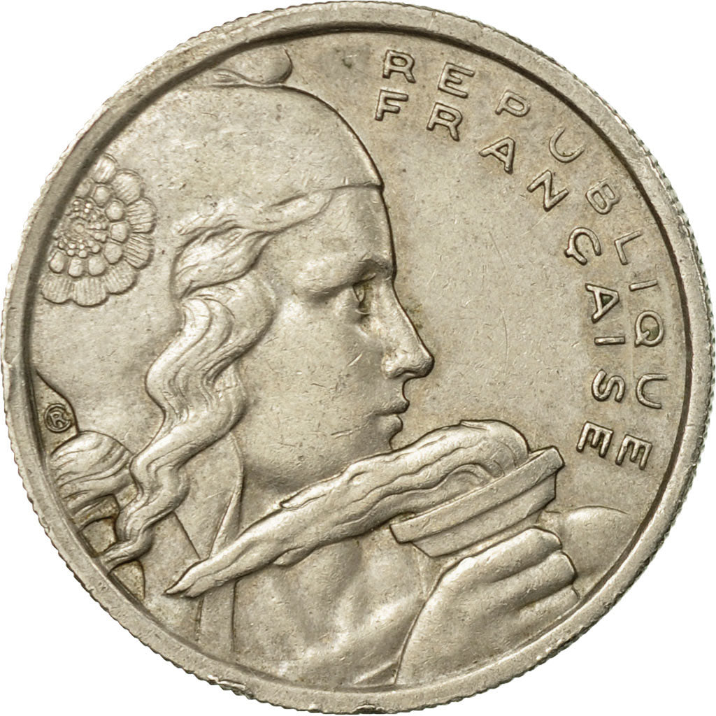Moneta, Francia, Cochet, 100 Francs, 1955, Beaumont - Le Roger, BB, Rame-nichel