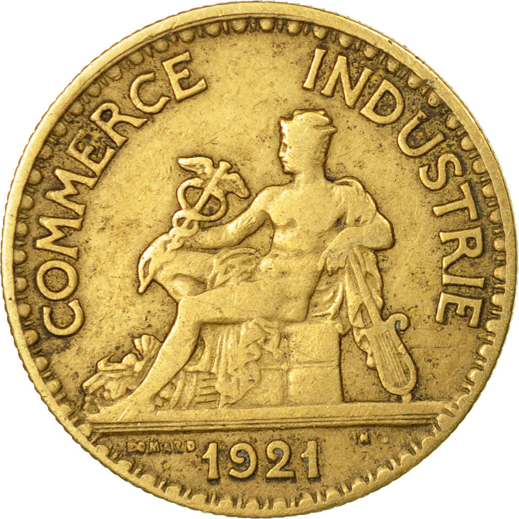 Coin, France, Chambre de commerce, 50 Centimes, 1921, Paris, VF(30-35)
