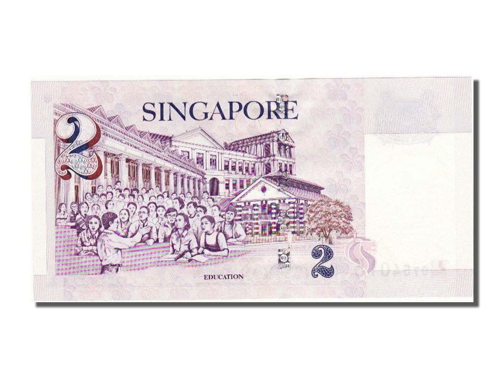 Singapore, 2 Dollars, 2000, KM #45, UNC(65-70), 0754015