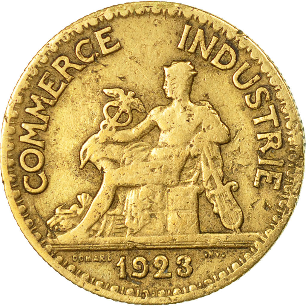 Munten, Frankrijk, Chambre de commerce, 50 Centimes, 1923, Paris, FR+