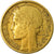 Moneda, Francia, Morlon, 50 Centimes, 1937, Paris, MBC, Aluminio - bronce