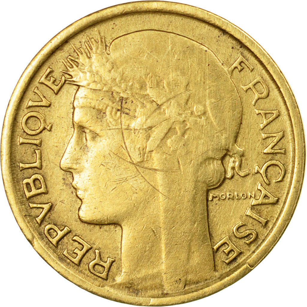 Coin, France, Morlon, 50 Centimes, 1939, Bruxelles, VF(30-35), Aluminum-Bronze