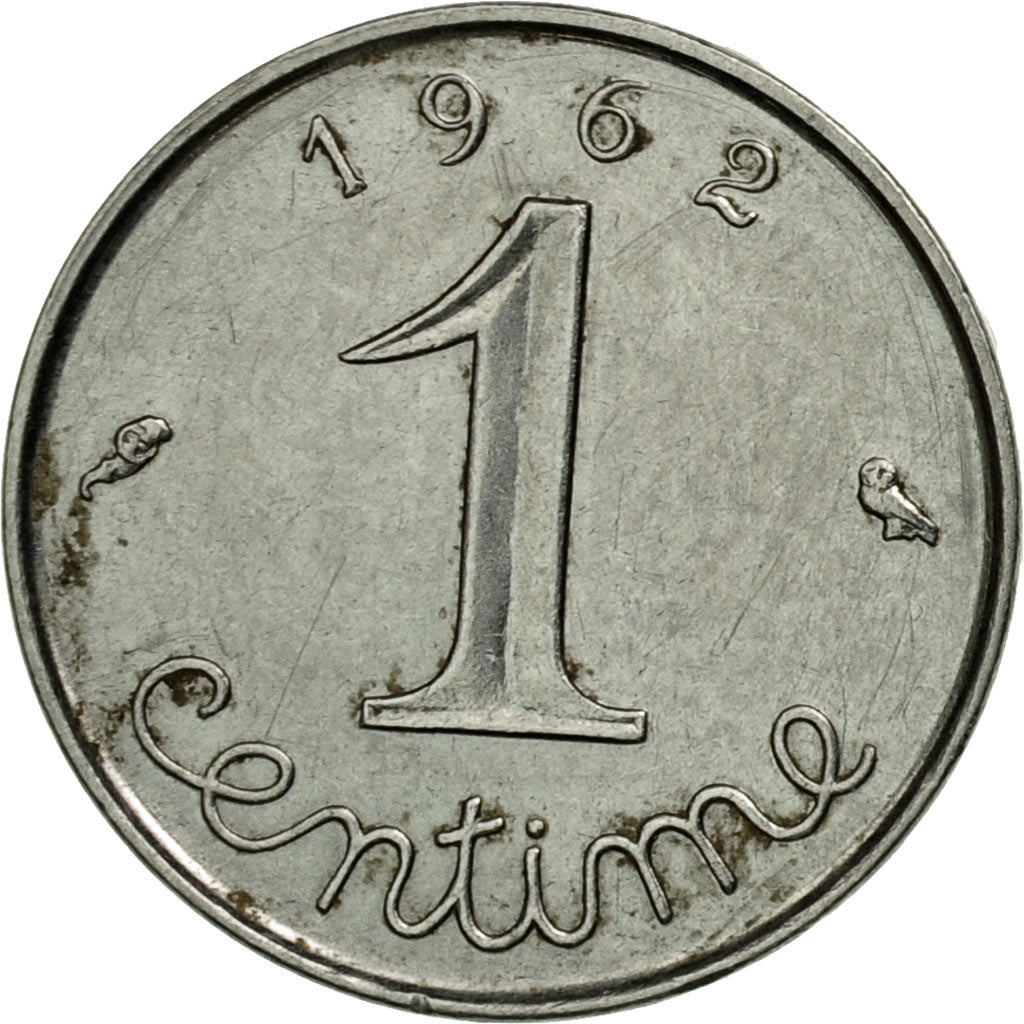 Moneta, Francia, Épi, Centime, 1962, Paris, BB, Acciaio inossidabile, KM:928