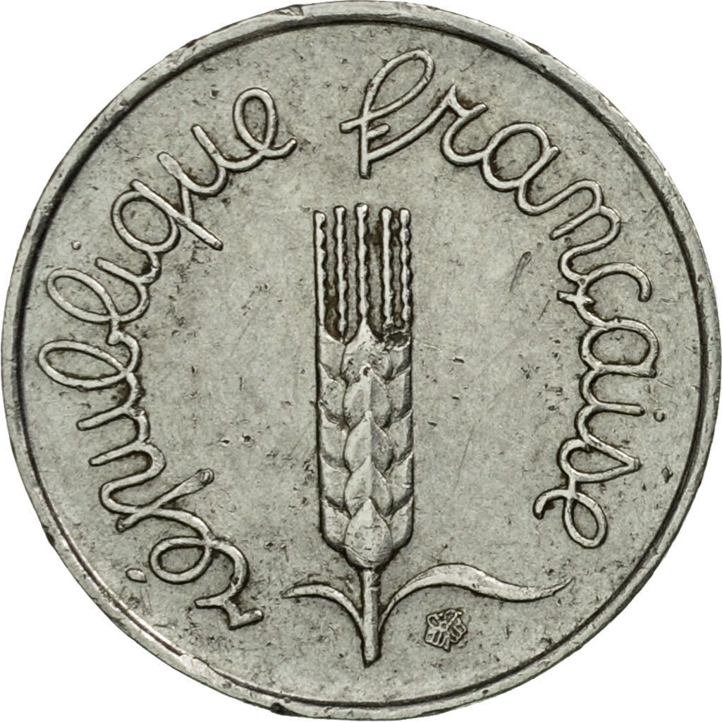 Moneta, Francja, Épi, Centime, 1966, Paris, EF(40-45), Stal nierdzewna, KM:928