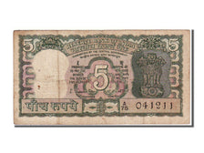 India, 5 Rupees, KM #80f, VF(30-35), A75041211