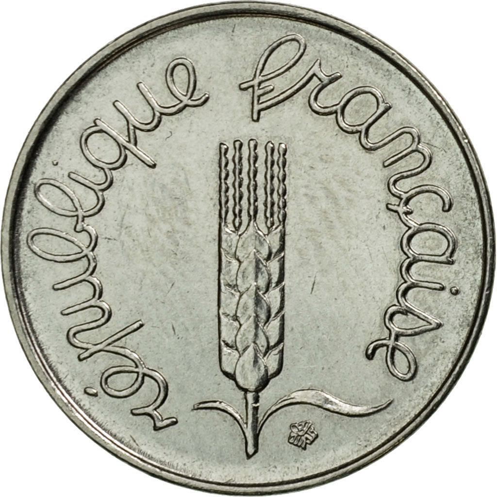 Coin, France, Épi, Centime, 1976, Paris, EF(40-45), Stainless Steel, KM:928