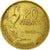 Munten, Frankrijk, Guiraud, 20 Francs, 1953, Paris, FR+, Aluminum-Bronze