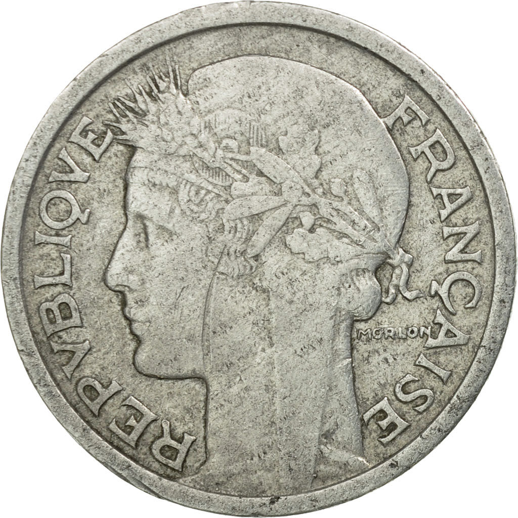 Coin, France, Morlon, Franc, 1950, Beaumont - Le Roger, VF(30-35), Aluminum