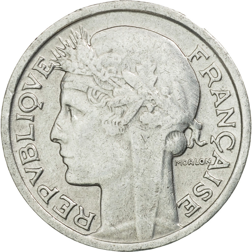 Coin, France, Morlon, 50 Centimes, 1945, Castelsarrasin, EF(40-45), Aluminum