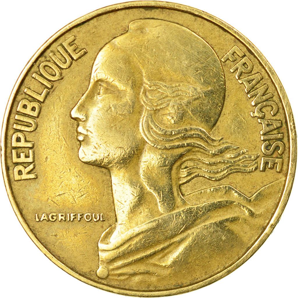 Coin, France, Marianne, 20 Centimes, 1962, Paris, EF(40-45), Aluminum-Bronze