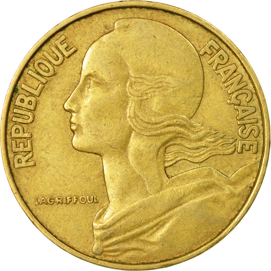 Coin, France, Marianne, 20 Centimes, 1971, Paris, VF(30-35), Aluminum-Bronze