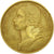 Moneda, Francia, Marianne, 10 Centimes, 1967, Paris, BC+, Aluminio - bronce