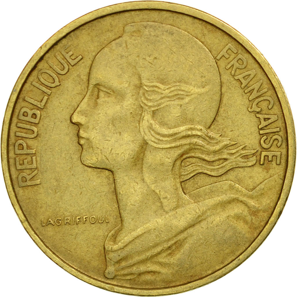 Coin, France, Marianne, 10 Centimes, 1968, Paris, EF(40-45), Aluminum-Bronze