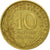 Moneta, Francja, Marianne, 10 Centimes, 1970, Paris, EF(40-45), Aluminium-Brąz