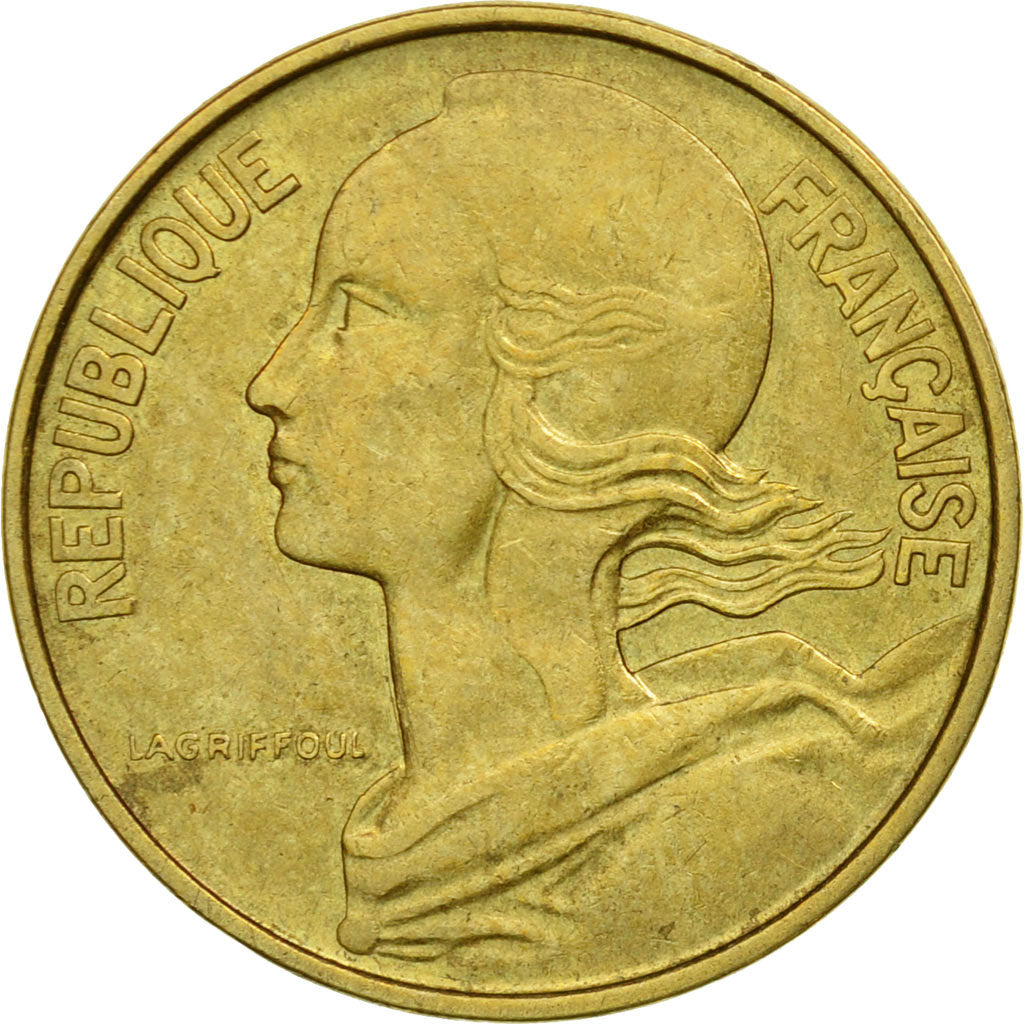 Coin, France, Marianne, 10 Centimes, 1973, Paris, VF(30-35), Aluminum-Bronze