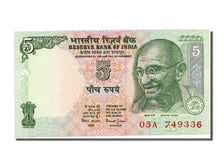 India, 5 Rupees, 2002, KM #88Aa, UNC(65-70), 05A749336