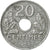 Coin, France, État français, 20 Centimes, 1943, Paris, VF(30-35), Zinc