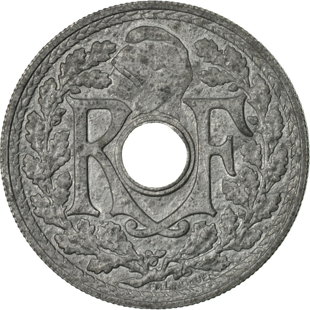 Coin, France, Lindauer, 20 Centimes, 1945, Paris, EF(40-45), Zinc, KM:907.1