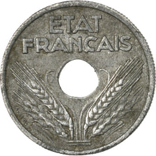 Moneda, Francia, État français, 10 Centimes, 1942, Paris, BC+, Cinc, KM:898.2