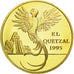Coin, Guatemala, 10 Quetzales, 1995, Tower, MS(63), Gilt Alloy, KM:2b.2
