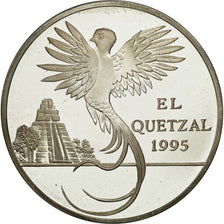 Moneta, Guatemala, 10 Quetzales, 1995, Tower, SPL, Argento, KM:2.1