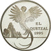Munten, Guatemala, 10 Quetzales, 1995, Tower, UNC-, Zilver, KM:2.1