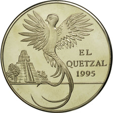 Monnaie, Guatemala, 10 Quetzales, 1995, Tower, SPL, Copper-nickel, KM:2f.1