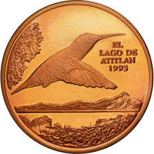 Coin, Guatemala, Quetzal, 1995, Tower, MS(63), Copper, KM:1e.2