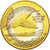 Coin, Guatemala, Quetzal, 1995, Tower, MS(63), Tri-Metallic, KM:1c.1