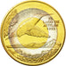 Coin, Guatemala, Quetzal, 1995, Tower, MS(63), Tri-Metallic, KM:1c.1