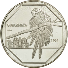 Coin, Guatemala, 50 Quetzales, 1995, Tower, MS(63), Silver, KM:3.1
